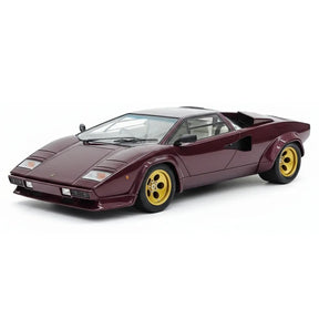 [Make Up] 1:18 Lamborghini 1985 Countach LP5000 QV Purple Model Car Resin