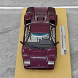 [Make Up] 1:18 Lamborghini 1985 Countach LP5000 QV Purple Model Car Resin