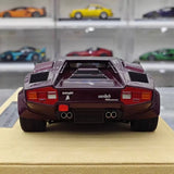 [Make Up] 1:18 Lamborghini 1985 Countach LP5000 QV Purple Model Car Resin