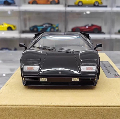 [Make Up] 1:18 Lamborghini 1985 Countach LP5000 QV Black Model Car Resin