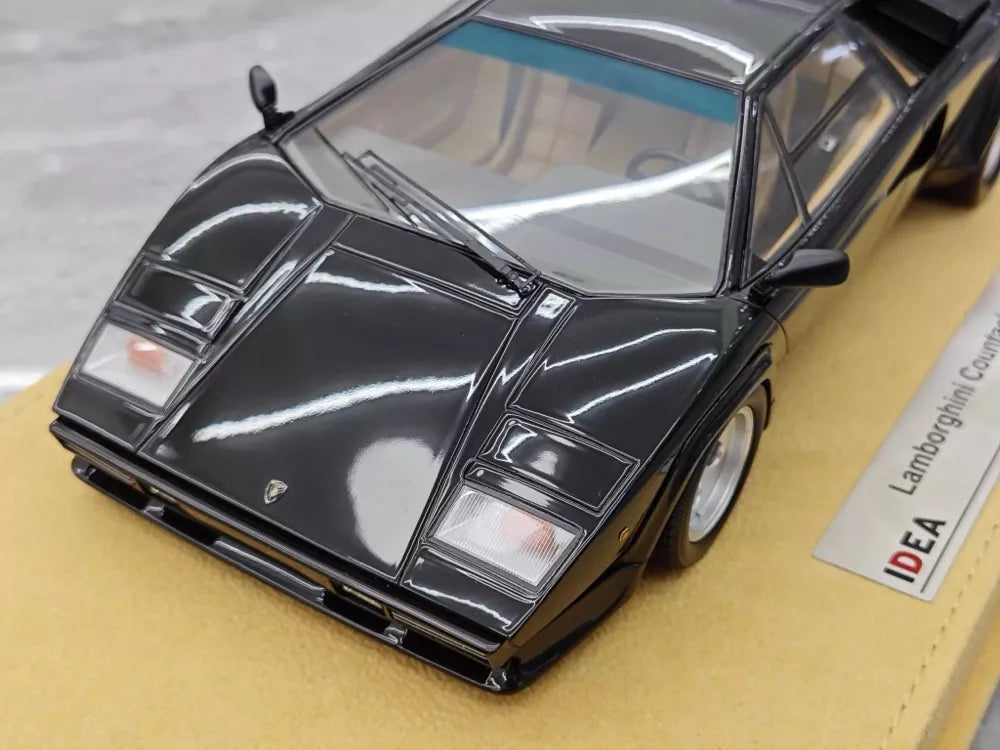 [Make Up] 1:18 Lamborghini 1985 Countach LP5000 QV Black Model Car Resin