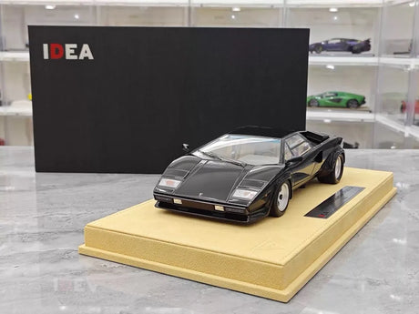 [Make Up] 1:18 Lamborghini 1985 Countach LP5000 QV Black Model Car Resin