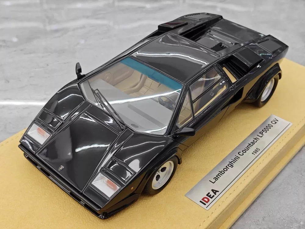 [Make Up] 1:18 Lamborghini 1985 Countach LP5000 QV Black Model Car Resin