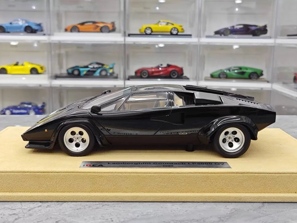 [Make Up] 1:18 Lamborghini 1985 Countach LP5000 QV Black Model Car Resin
