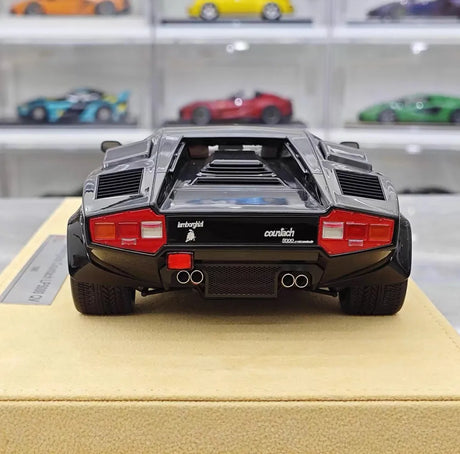 [Make Up] 1:18 Lamborghini 1985 Countach LP5000 QV Black Model Car Resin