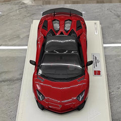 [Make Up] 1:18 Lamborghini 2015 Aventador LP750-4 Red Model Car Resin