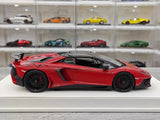 [Make Up] 1:18 Lamborghini 2015 Aventador LP750-4 Red Model Car Resin