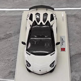 [Make Up] 1:18 Lamborghini 2015 Aventador LP750-4 valkoinen pienoismalli Hartsi
