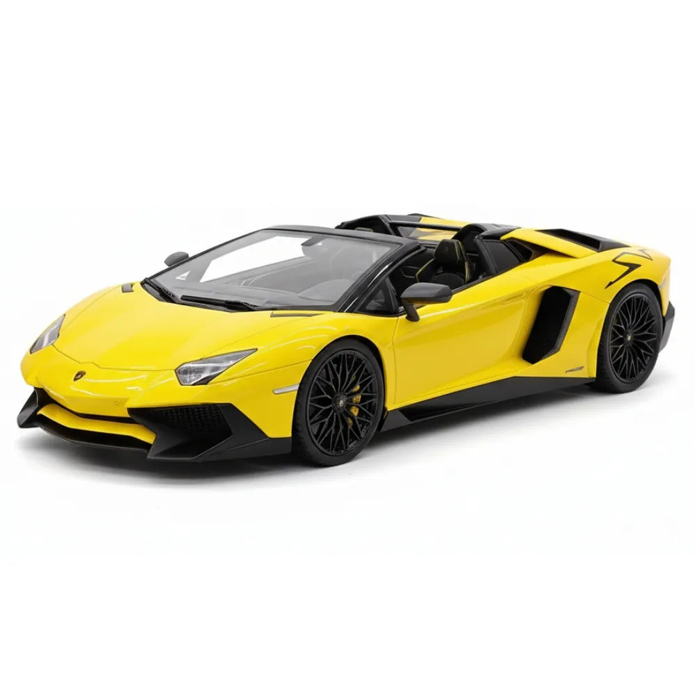 [Make Up] 1:18 Lamborghini 2015 Aventador LP750-4 gul modellbil harts