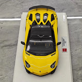 [Make Up] 1:18 Lamborghini 2015 Aventador LP750-4 gul modellbil harts