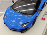 [Make Up] 1:18 Lamborghini 2015 Aventador LP750-4 Blue Model Car Resin
