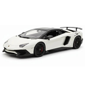 [Make Up] 1:18 Lamborghini 2015 Aventador LP750-4 valkoinen pienoismalli Hartsi