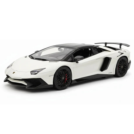 [Make Up] 1:18 Lamborghini 2015 Aventador LP750-4 White Model Car Resin