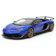 [Make Up] 1:18 Lamborghini 2018 Aventador SVJ Blue Model Car Resin