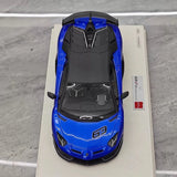 [Make Up] 1:18 Lamborghini 2018 Aventador SVJ Blue Model Car Resin