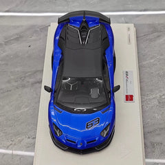 [Make Up] 1:18 Lamborghini 2018 Aventador SVJ blauw modelauto Hars