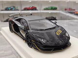 [Make Up] 1:18 Lamborghini 2018 Aventador SVJ zwart modelauto Hars
