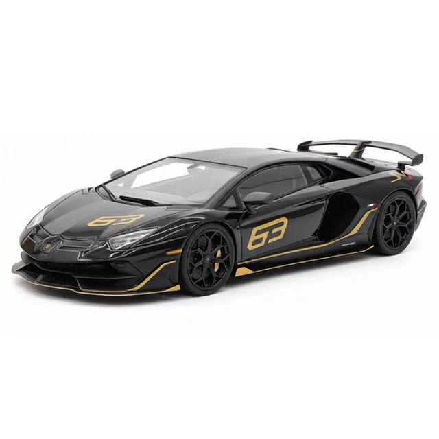 [Make Up] 1:18 Lamborghini 2018 Aventador SVJ zwart modelauto Hars
