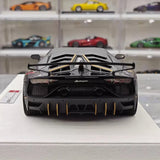 [Make Up] 1:18 Lamborghini 2018 Aventador SVJ zwart modelauto Hars