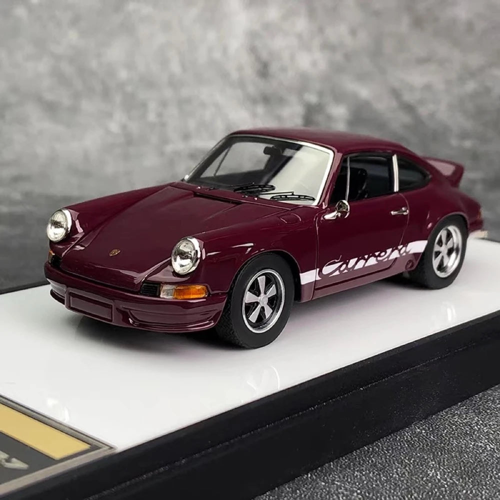 [Make Up] 1:43 Porsche 1973 911 Carrera RS Wine voiture miniature Resin