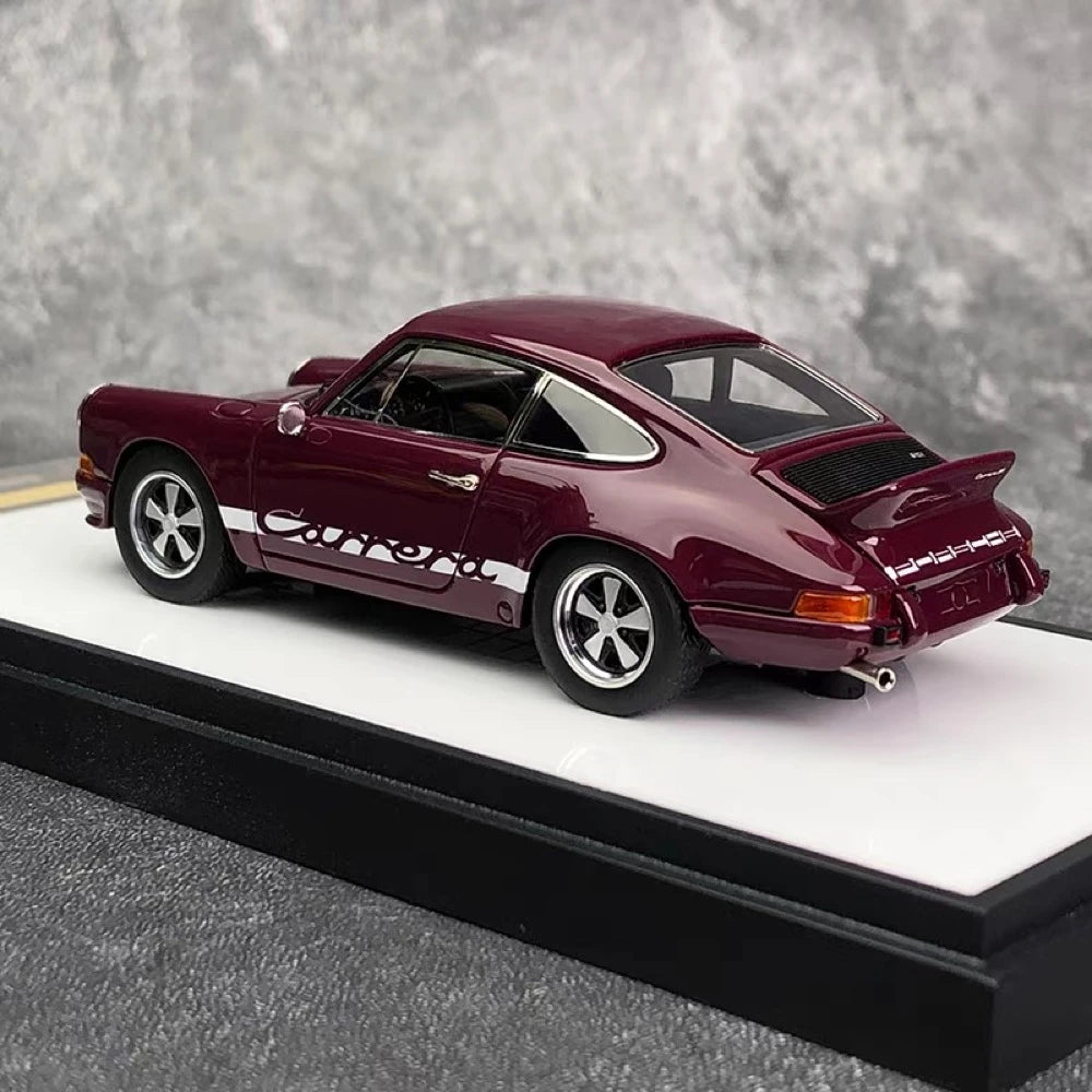 [Make Up] 1:43 Porsche 1973 911 Carrera RS Wine voiture miniature Resin