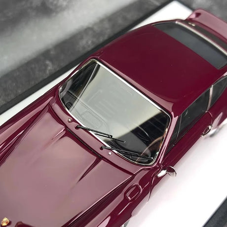 [Make Up] 1:43 Porsche 1973 911 Carrera RS Wine Model Car Resin