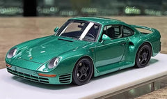 [Make Up] 1:43 Porsche 1986 959 Green Model Car Resin