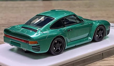 [Make Up] 1:43 Porsche 1986 959 Green Model Car Resin