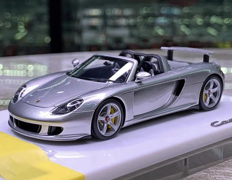 [Make Up] 1:43 Porsche 2004 Carrera GT Silver Model Car Resin