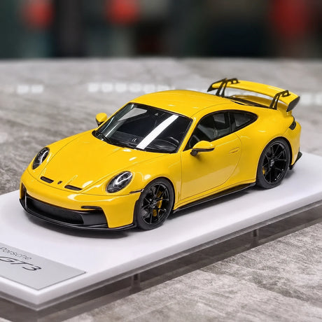 Make Up Porsche 2021 911 992 GT3 Yellow 1:43 – Collectible Resin Model Resin