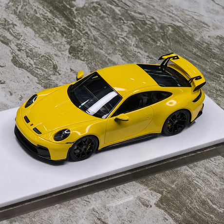 Make Up Porsche 2021 911 992 GT3 Yellow 1:43 – Collectible Resin Model Resin