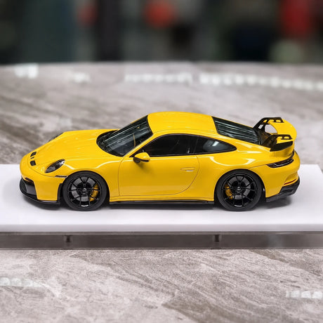 Make Up Porsche 2021 911 992 GT3 Yellow 1:43 – Collectible Resin Model Resin