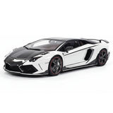 [Mansory] 1:18 Lamborghini 2012 Aventador LP700-4 カーボンado ホワイト モデルカー レジン