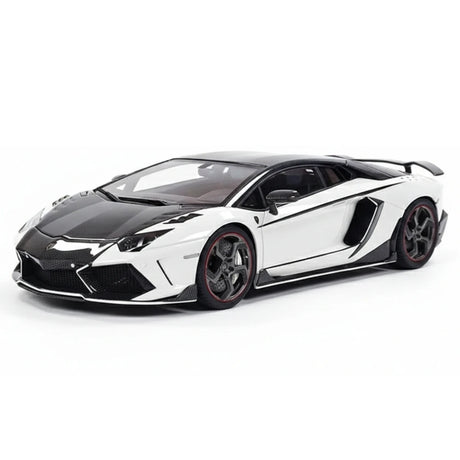 [Mansory] 1:18 Lamborghini 2012 Aventador LP700-4 Carbonado blanc voiture miniature Resin