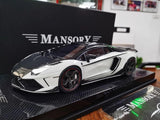 [Mansory] 1:18 Lamborghini 2012 Aventador LP700-4 カーボンado ホワイト モデルカー レジン