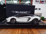 [Mansory] 1:18 Lamborghini 2012 Aventador LP700-4 カーボンado ホワイト モデルカー レジン