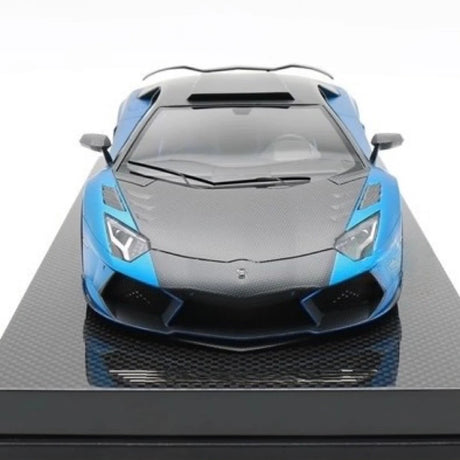 [Mansory] 1:18 Lamborghini 2012 Aventador LP700-4 Carbonado bleu voiture miniature Resin