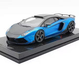 [Mansory] 1:18 Lamborghini 2012 Aventador LP700-4 Carbonado bleu voiture miniature Resin
