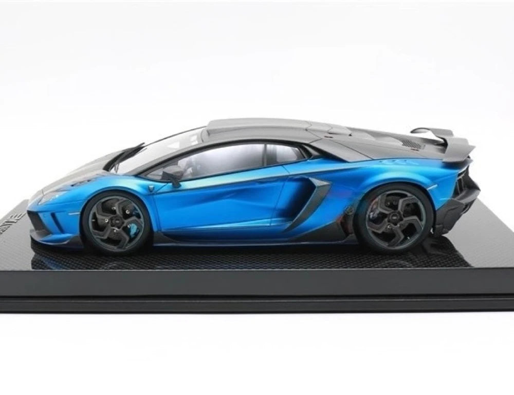 [Mansory] 1:18 Lamborghini 2012 Aventador LP700-4 Carbonado Blue Model Car Resin