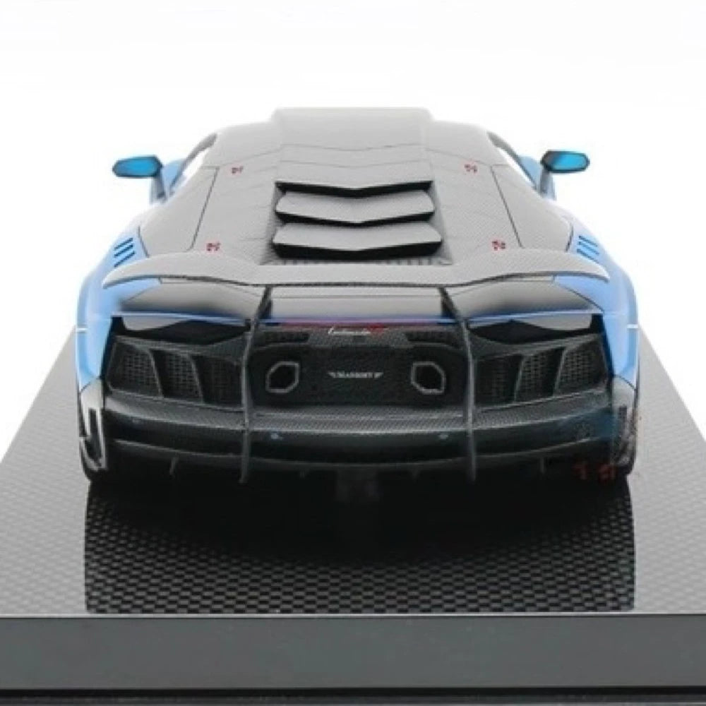 [Mansory] 1:18 Lamborghini 2012 Aventador LP700-4 Carbonado bleu voiture miniature Resin