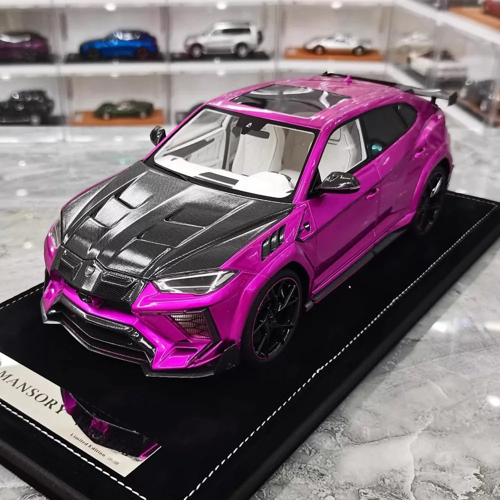[Mansory] 1:18 Lamborghini 2018 Urus Venatus Purple Model Car Resin