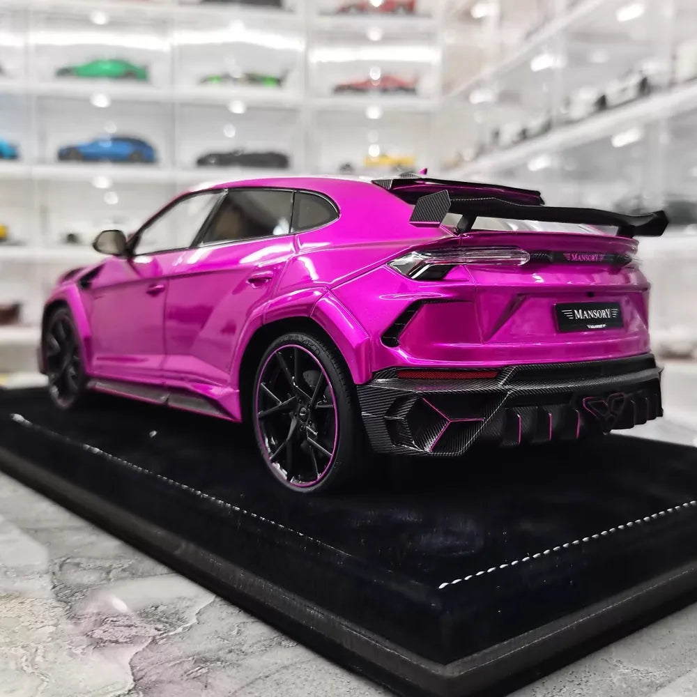 [Mansory] 1:18 Lamborghini 2018 Urus Venatus Purple Model Car Resin