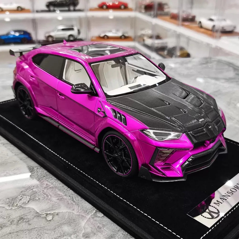 [Mansory] 1:18 Lamborghini 2018 Urus Venatus Purple Model Car Resin