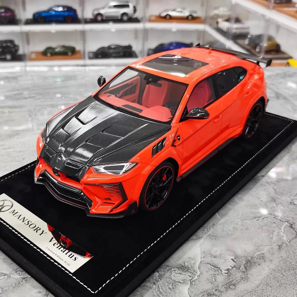 [Mansory] 1:18 Lamborghini 2018 Urus Venatus Orange Model Car Resin