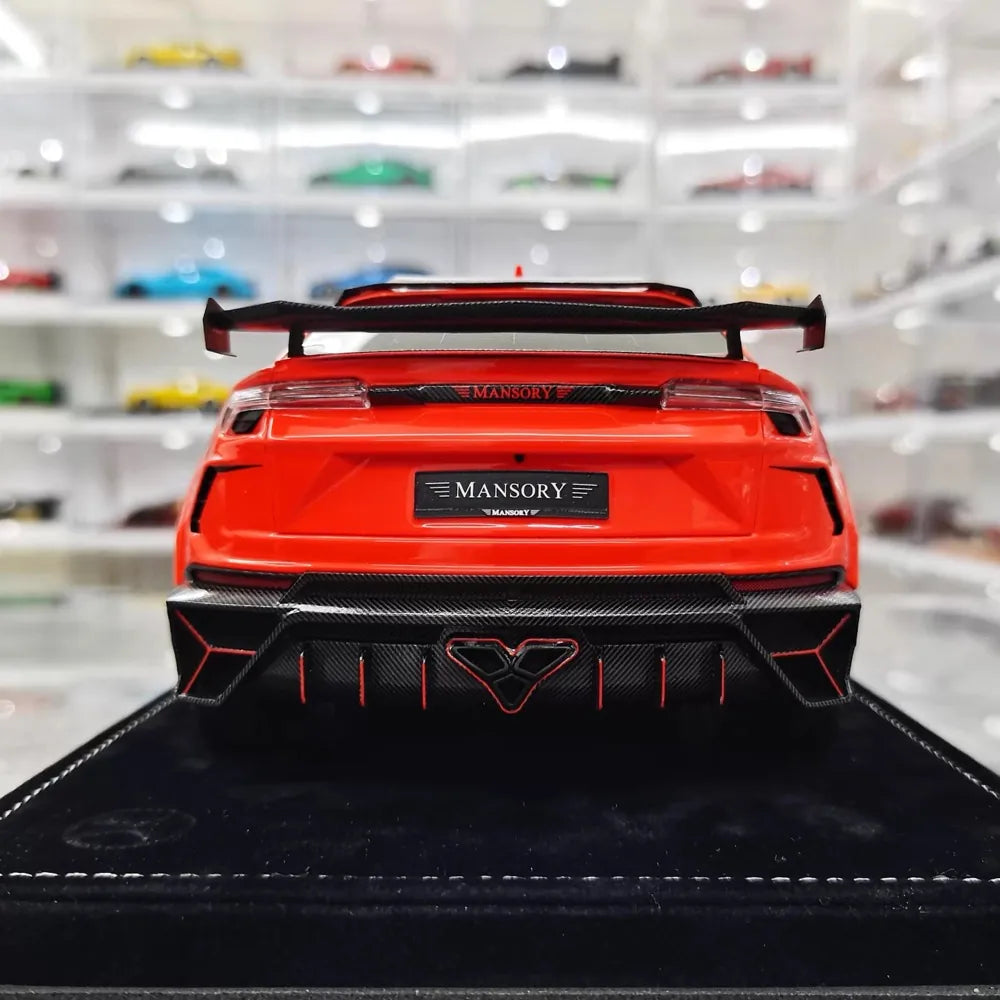[Mansory] 1:18 Lamborghini 2018 Urus Venatus Orange Model Car Resin