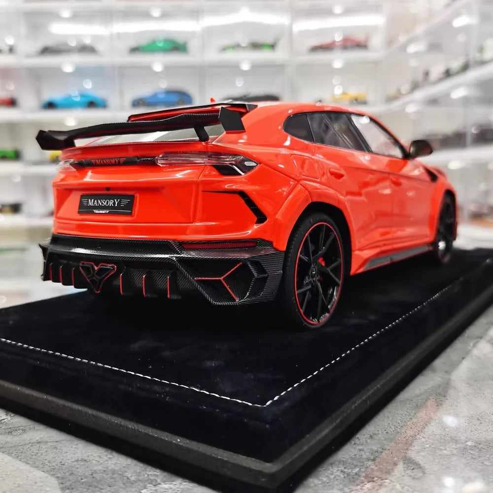 [Mansory] 1:18 Lamborghini 2018 Urus Venatus Orange Model Car Resin