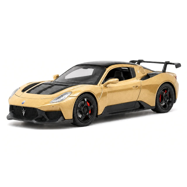 Maserati 2008 GranTurismo goud 1:24 – diecast displaymodel