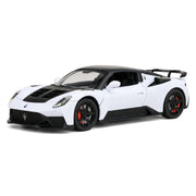 Maserati 2008 GranTurismo wit 1:24 – modelauto van gegoten metaal voor presentatie
