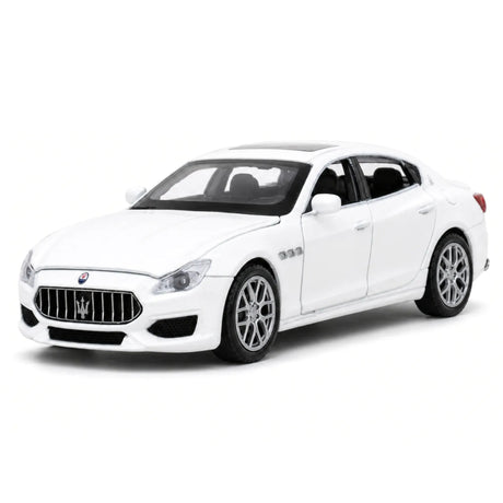 Maserati 2013 كواتروبورتي وايت 1:32 – نموذج عرض مصبوب، مصبوب،