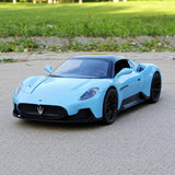 Maserati 2020 MC20 블루 1:24 – 다이캐스트 디스플레이 모델 다이캐스트